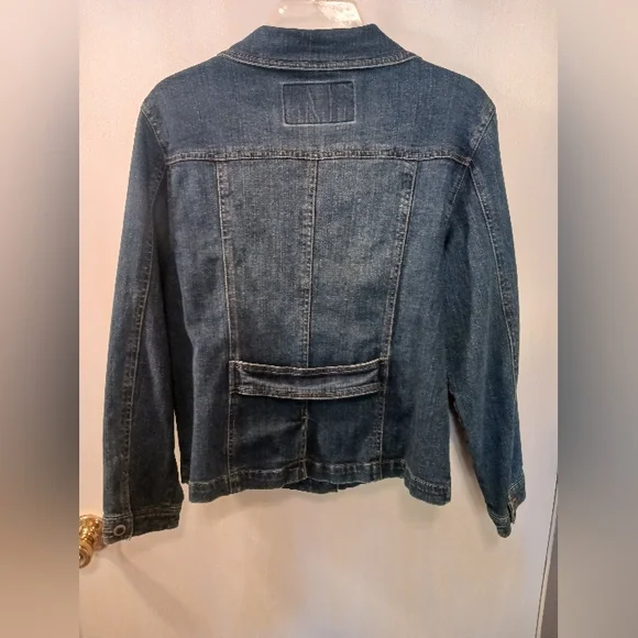 Duck Head Denim Jacket Womens Petite Large - Picture 4 of 10